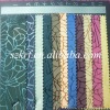 embossing flower pu leather