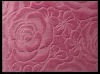 embossing super soft velvet fabric