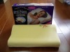 embrodiered memory foam contour pillow