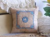 embroider eco-friendly ramie pillow