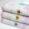 embroidered 100% cotton bath towel