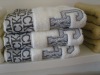 embroidered 100% cotton bath towel