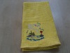 embroidered 100% cotton face towel