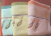 embroidered 100% cotton face towel