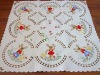 embroidered Easter table cloth