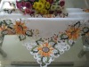 embroidered cutwork table cloth