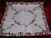 embroidered flower  tablecloth