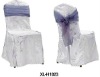 embroidered hotel chair cover manufacturer with  jacquard polyester cotton