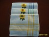 embroidered kitchen towel with 21s cotton yarn