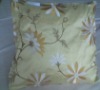 embroidered pillow cover