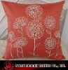 embroidered poly silk cushion cover