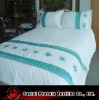 embroidered polycotton duvet cover set