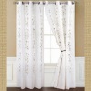 embroidered sheer curtain