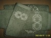 embroidered towel