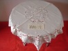 embroidered unicolor table cloth
