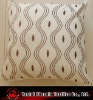 embroidered wave polysilk cushion