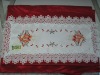 embroideried lace tablecloth for christamas