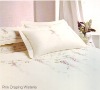 embroidery 100% cotton Adult bedding set  - Draping Wisteria
