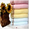 embroidery 100% cotton bath towels
