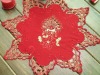 embroidery  Christmas star   tablecloth