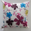 embroidery and patchwork cushion