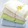 embroidery bamboo bath towel fiber