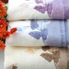 embroidery bath cotton towels