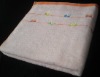 embroidery bath towel