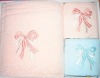 embroidery bath towel