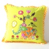 embroidery cushion