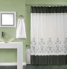 embroidery fabric shower curtain-- TJ203369-3