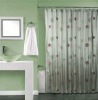 embroidery fabric shower curtain-- TJ203475-1