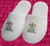 embroidery hotel velour slipper
