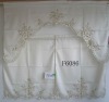 embroidery kitchen curtain set