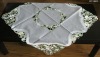 embroidery organza table cloth