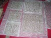 embroidery pattern table cloth/table cover