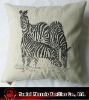 embroidery poly linen cushion cover