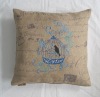 embroidery/printed cushion cover