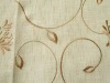 embroidery slub curtain fabric 221