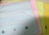 embroidery soft face towel for children