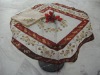 embroidery table cloth set-17 with sequins, polyester table cloth, table cover, embroidery place mat
