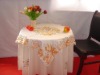 embroidery tablecloth for leaves design