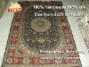 expensive persian rug 4 by 6 handmade silk wall