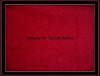 fabric flocking overlay for garment