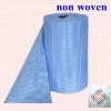 factory direct easy clean blue cleaning wipe nonwoven fabric roll