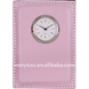 factory direct leather traval clock-13