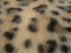 fake fox fur/printted leopard fake fur