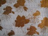 fancy lace fabric with chiffon sequin fabric patch work with print foil