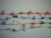 fancy pigtail yarn for knitting and weaving scarves