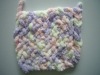 fancy polyeser round microfiber yarn knitted pattern